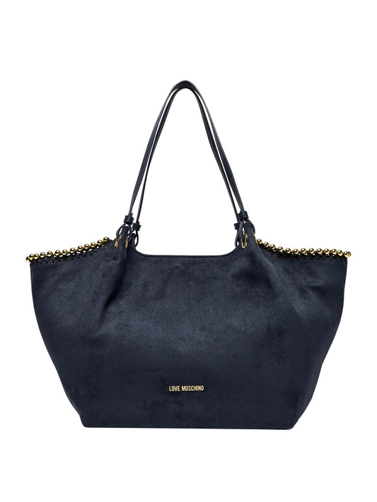 MOSCHINO COLLECTION Moschino Borsa A Mano Logo Frontale Navy NAVY