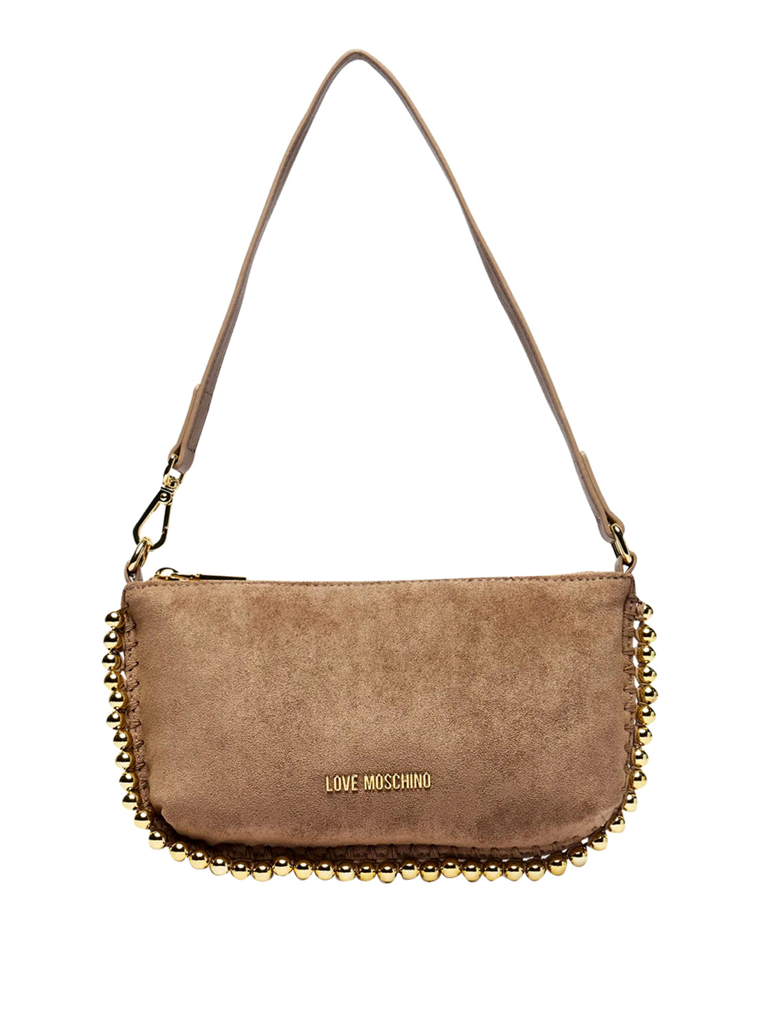 MOSCHINO COLLECTION Borsa Pochette Scamosciata Moschino - Sabbia Sabbia