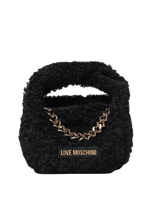 MOSCHINO COLLECTION Borsa A Mano Faux Fur Moschino - Nero Nero