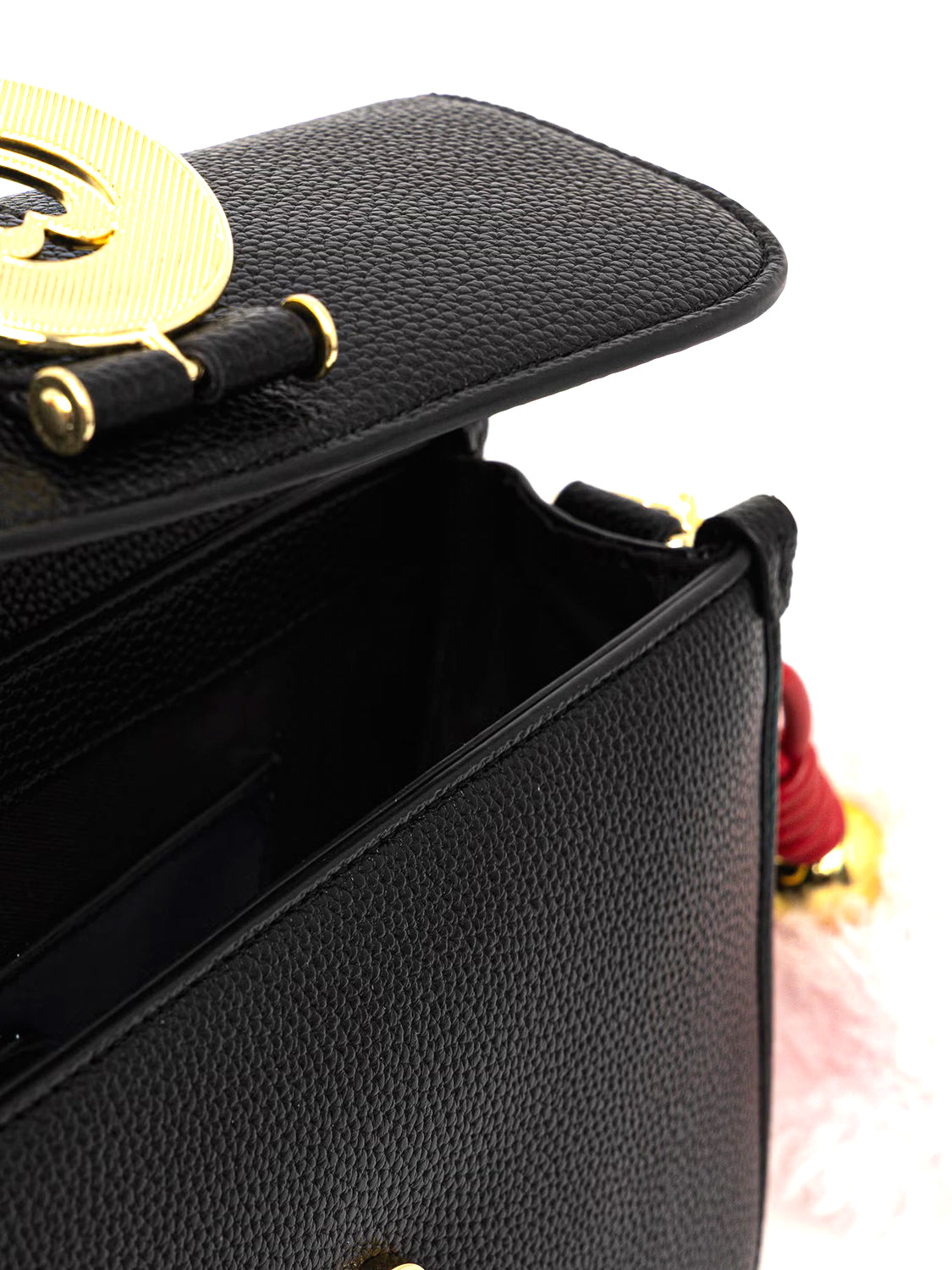 MOSCHINO COLLECTION Borsa A Tracolla Con Charm Moschino - Nero Nero
