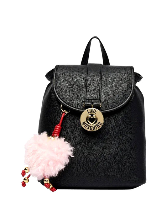MOSCHINO COLLECTION Zaino Con Charm Moschino - Nero Nero