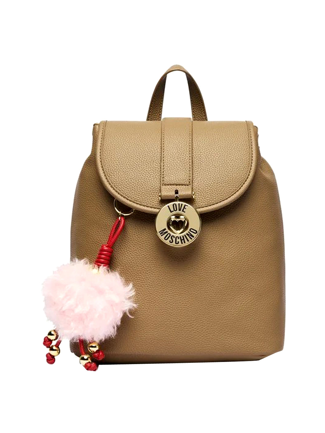 MOSCHINO COLLECTION Zaino Con Charm Moschino - Sabbia Sabbia