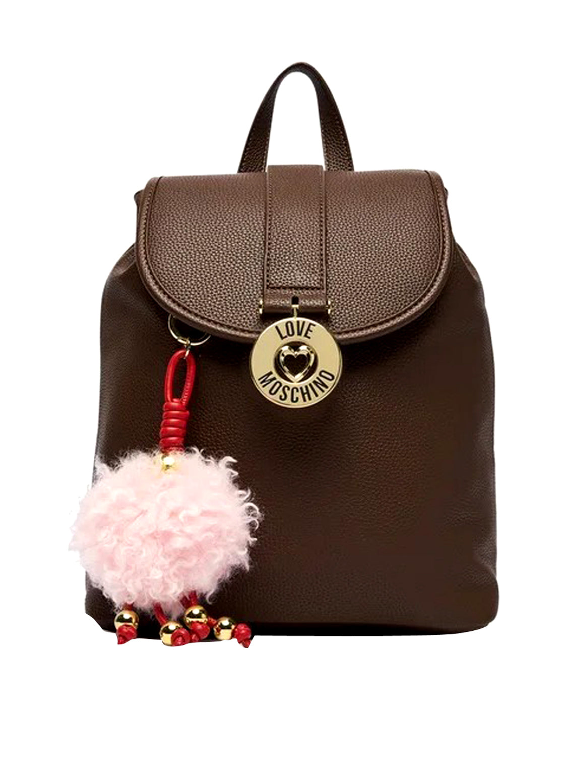MOSCHINO COLLECTION Zaino Con Charm Moschino - Cioccolato Cioccolato