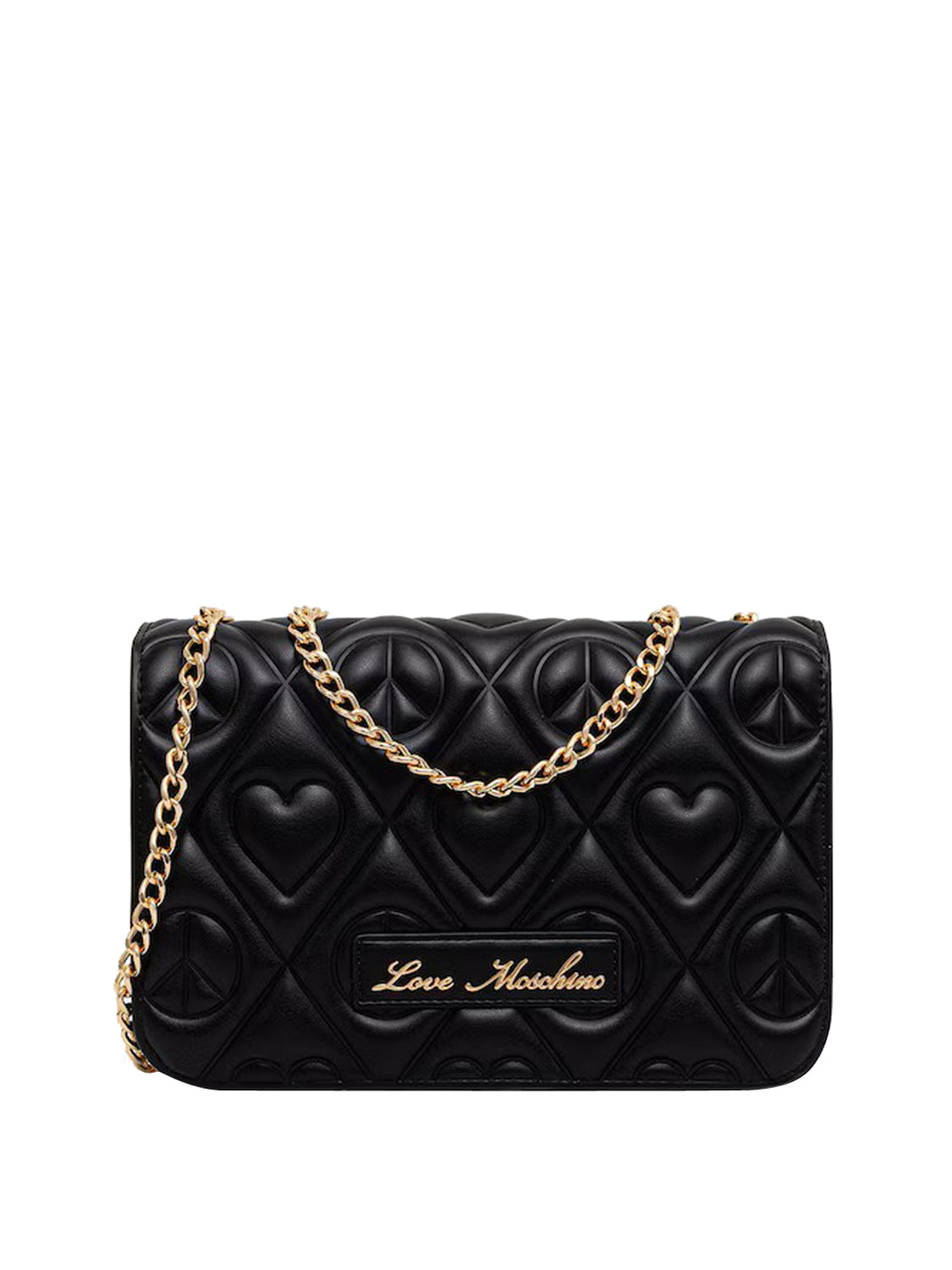 MOSCHINO COLLECTION Borsa A Tracolla JC4262 Embossed Moschino - Nero Nero