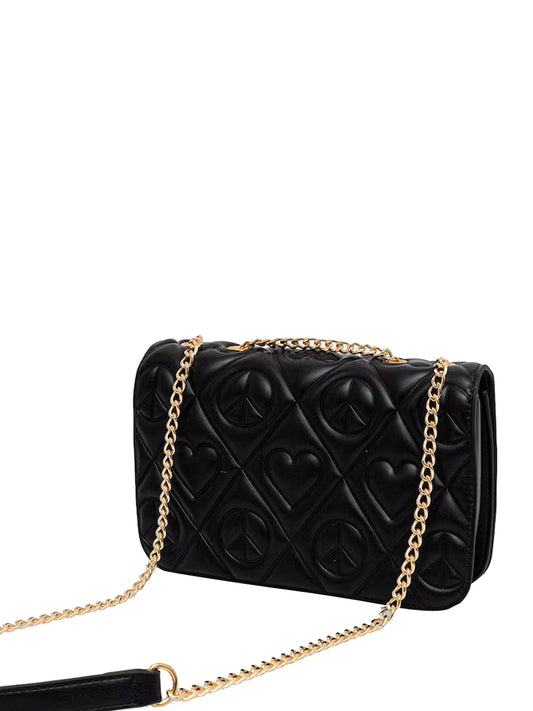 MOSCHINO COLLECTION Borsa A Tracolla JC4262 Embossed Moschino - Nero Nero