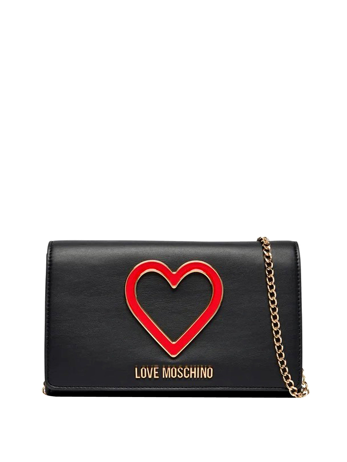 MOSCHINO COLLECTION Borsa Pochette Con Tracolla Recycled Leather Moschino - Nero Nero