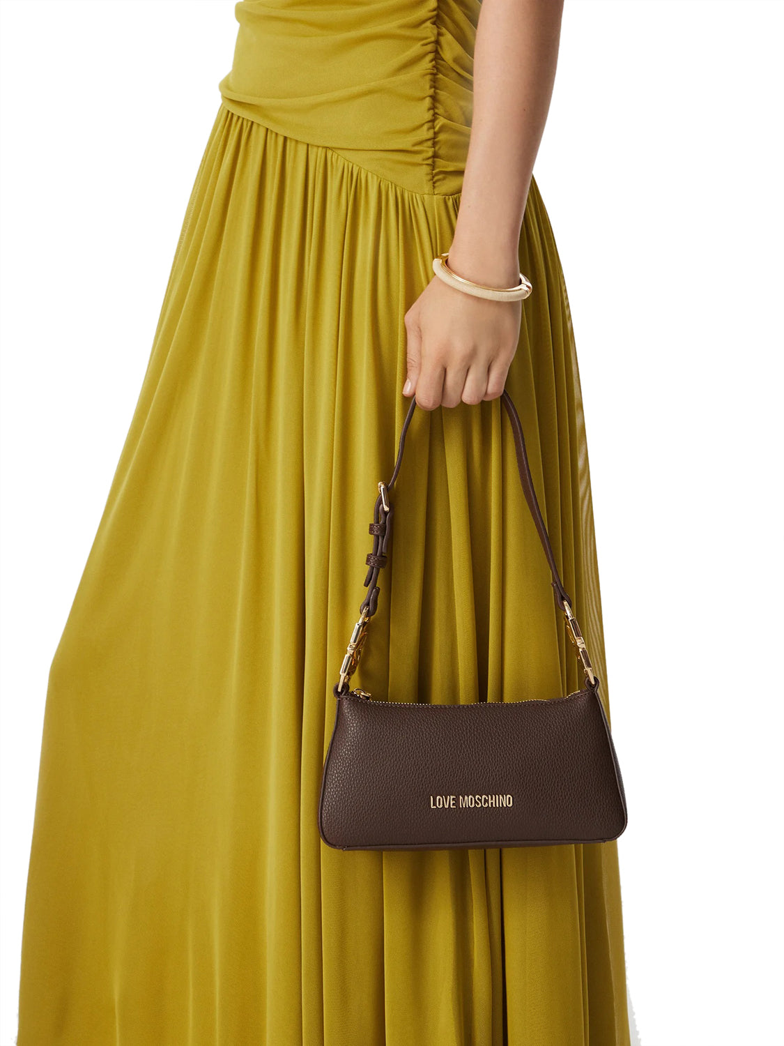 MOSCHINO PRECOLLECTION Moschino Borsa A Tracolla Logo Frontale Marrone Marrone
