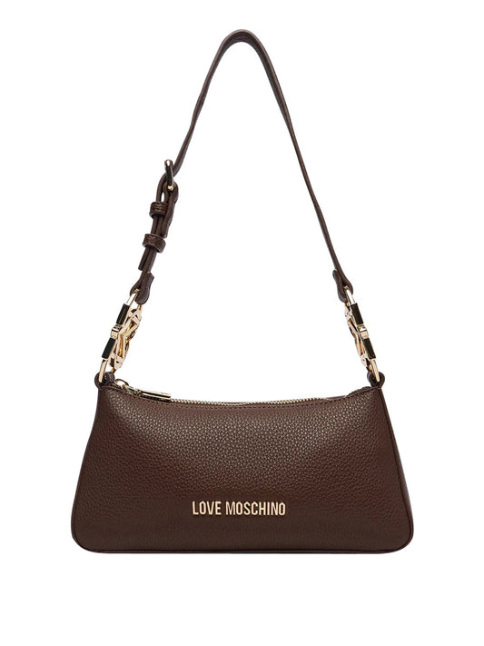 MOSCHINO PRECOLLECTION Moschino Borsa A Tracolla Logo Frontale Marrone Marrone