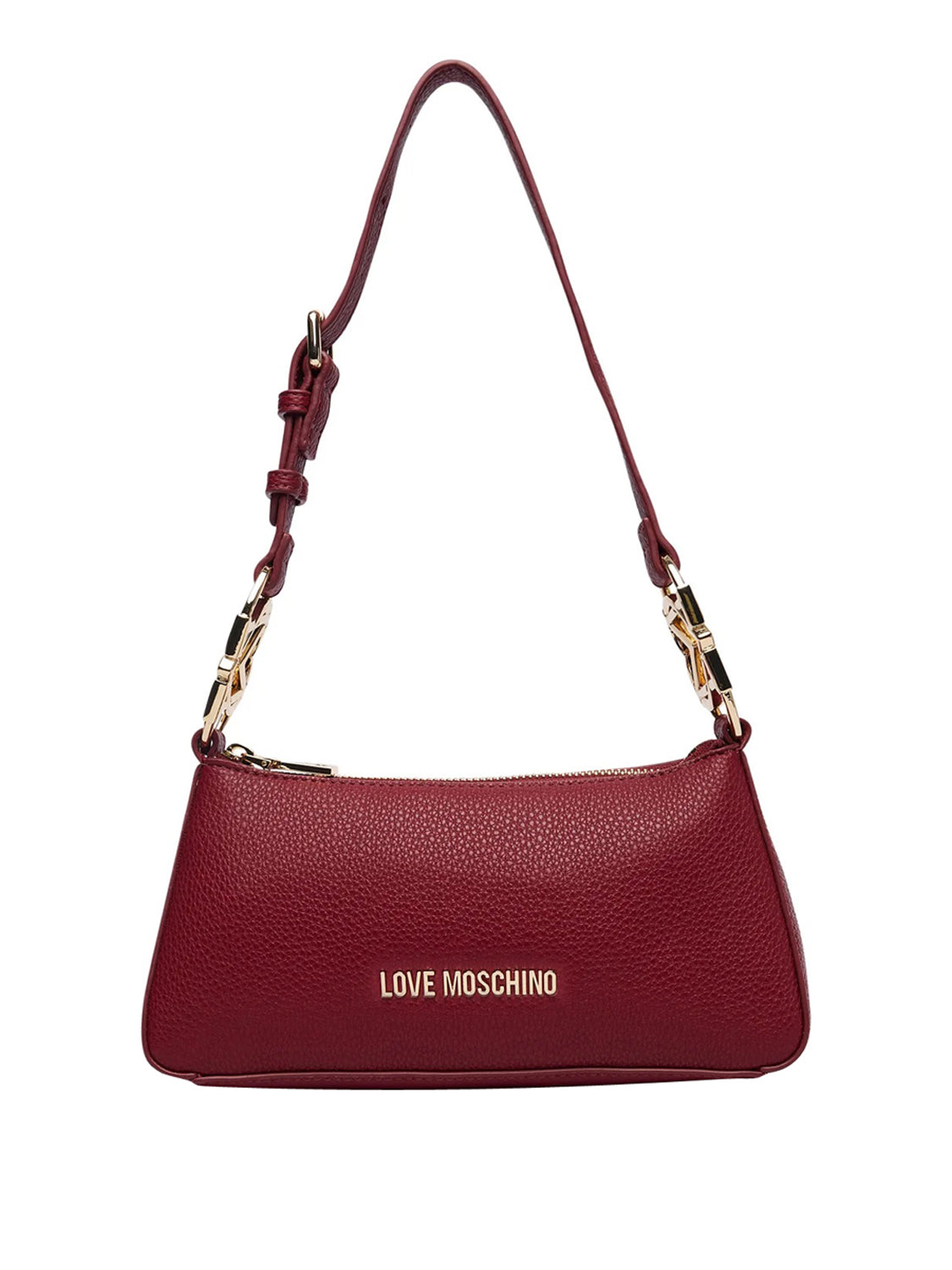 MOSCHINO PRECOLLECTION Moschino Borsa A Tracolla Logo Frontale Vino VINO