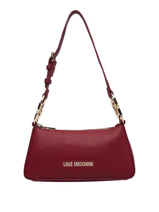 MOSCHINO PRECOLLECTION Moschino Borsa A Tracolla Logo Frontale Vino VINO