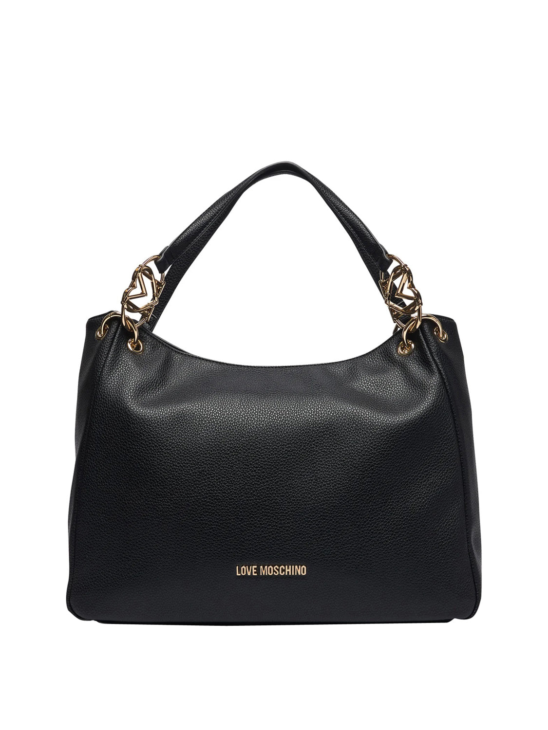 MOSCHINO PRECOLLECTION Borsa A Mano Moschino Logo Frontale Nero Nero