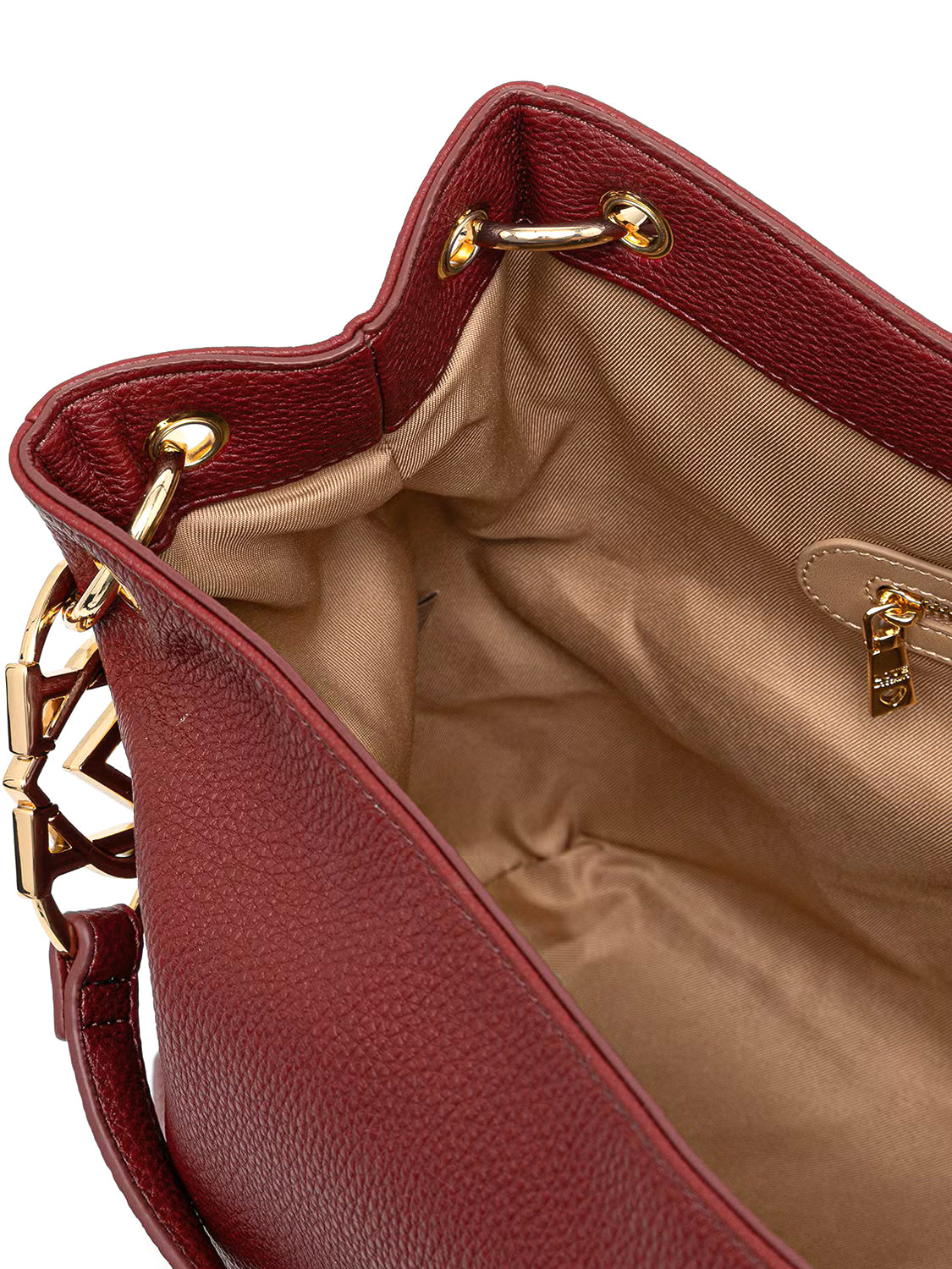 MOSCHINO PRECOLLECTION Borsa A Mano Moschino Logo Frontale Vino VINO