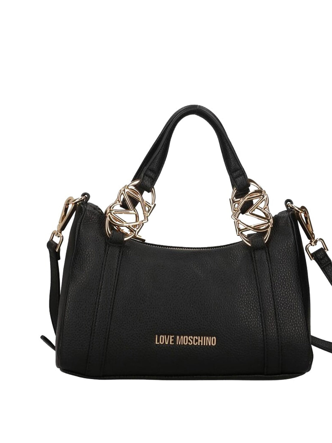 MOSCHINO PRECOLLECTION Moschino Borsa A Mano Logo Frontale Nero Nero