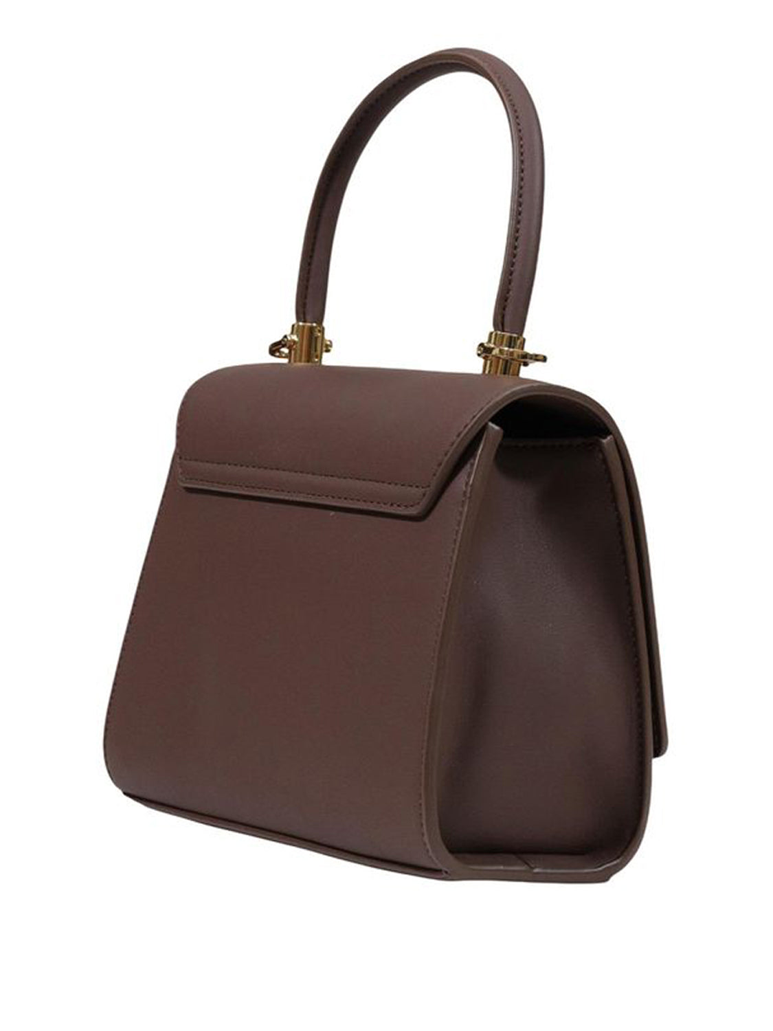 MOSCHINO PRECOLLECTION Moschino Borsa A Mano Logo Frontale Marrone Marrone