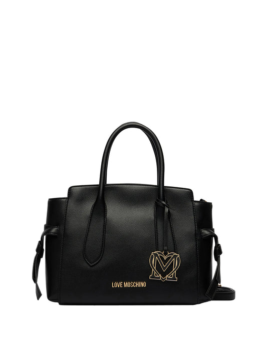 MOSCHINO PRECOLLECTION Moschino Borsa A Mano Logo Frontale Nero Nero
