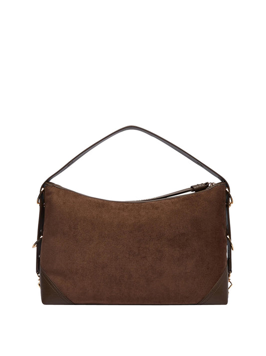 MOSCHINO PRECOLLECTION Moschino Borsa A Mano Logo Frontale Marrone Marrone