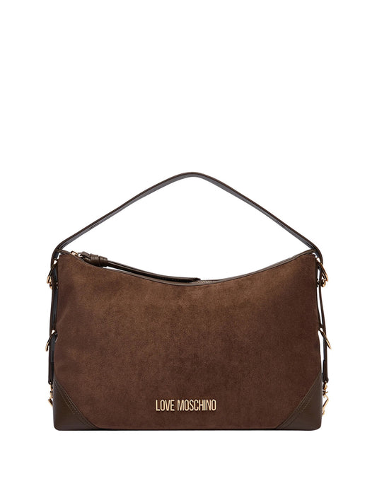 MOSCHINO PRECOLLECTION Moschino Borsa A Mano Logo Frontale Marrone Marrone