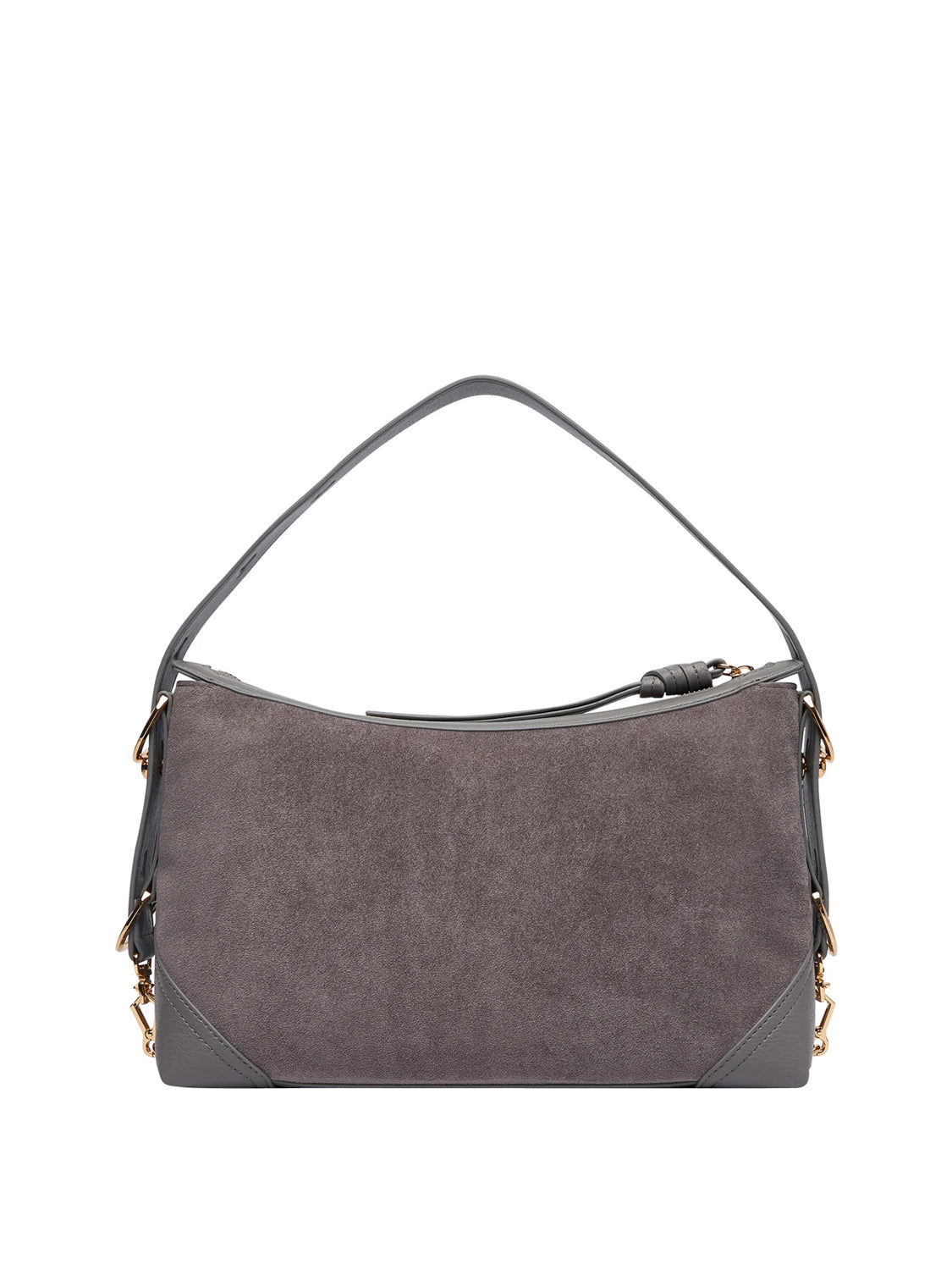 MOSCHINO PRECOLLECTION Moschino Borsa A Mano Logo Frontale Grigio Grigio