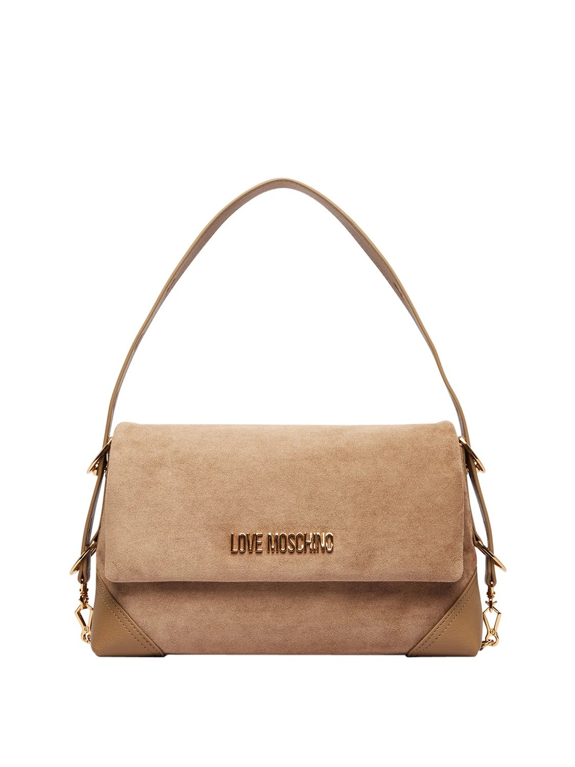 MOSCHINO PRECOLLECTION Moschino Borsa A Mano Velour - Sabbia Sabbia