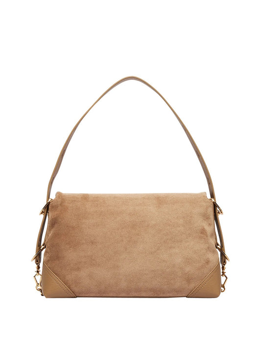MOSCHINO PRECOLLECTION Moschino Borsa A Mano Velour - Sabbia Sabbia