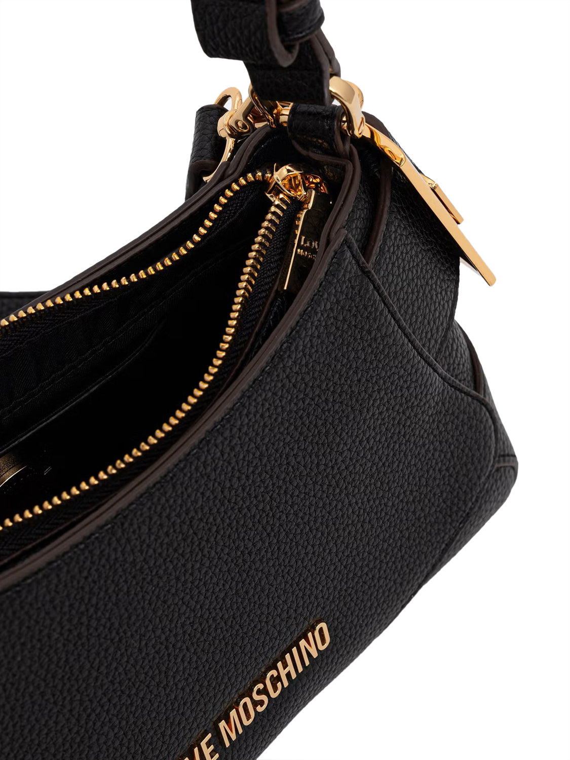 MOSCHINO PRECOLLECTION Moschino Borsa A Mano Logo Frontale Nero Nero
