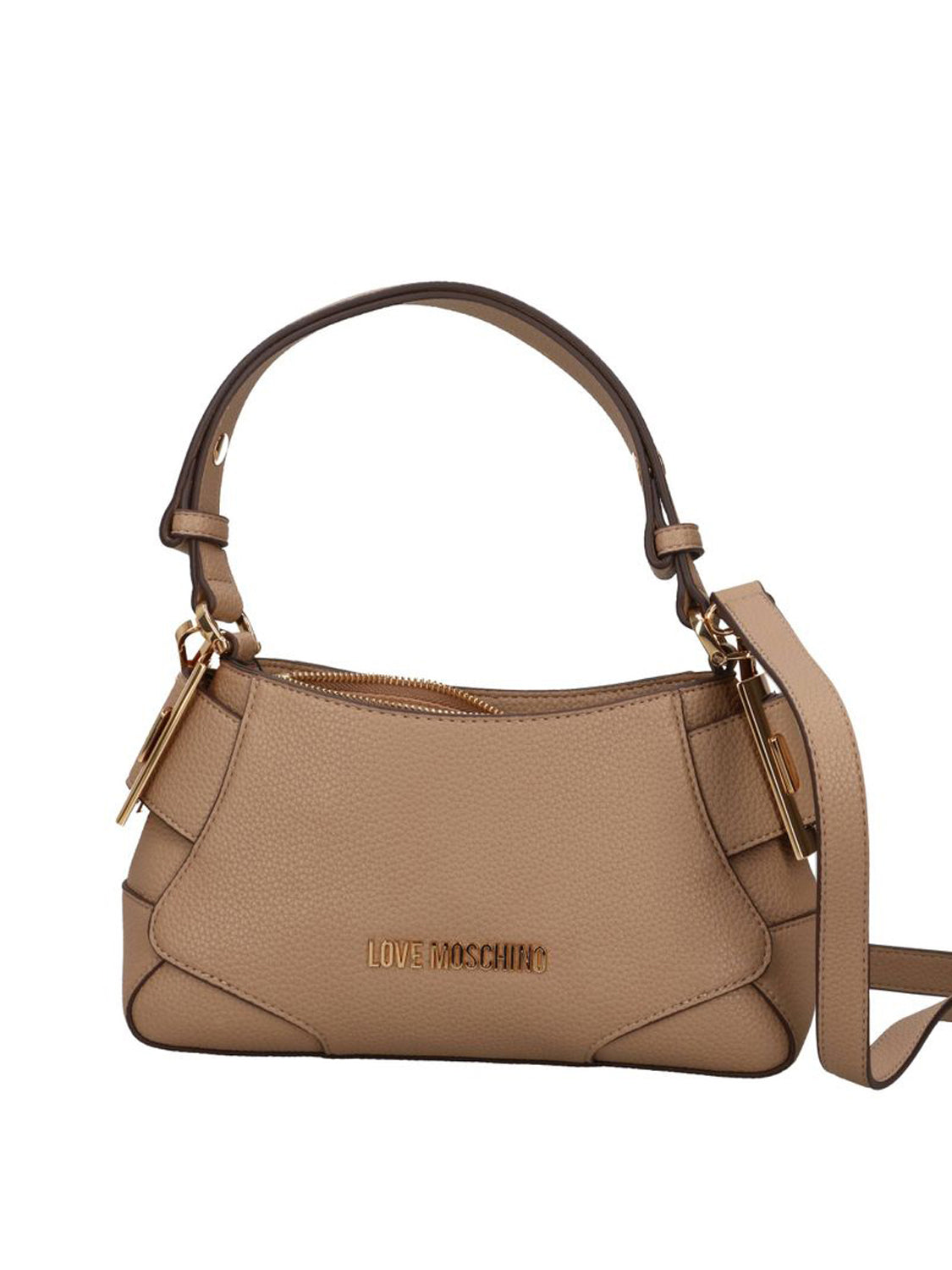 MOSCHINO PRECOLLECTION Moschino Borsa A Mano Logo Frontale Sabbia Sabbia