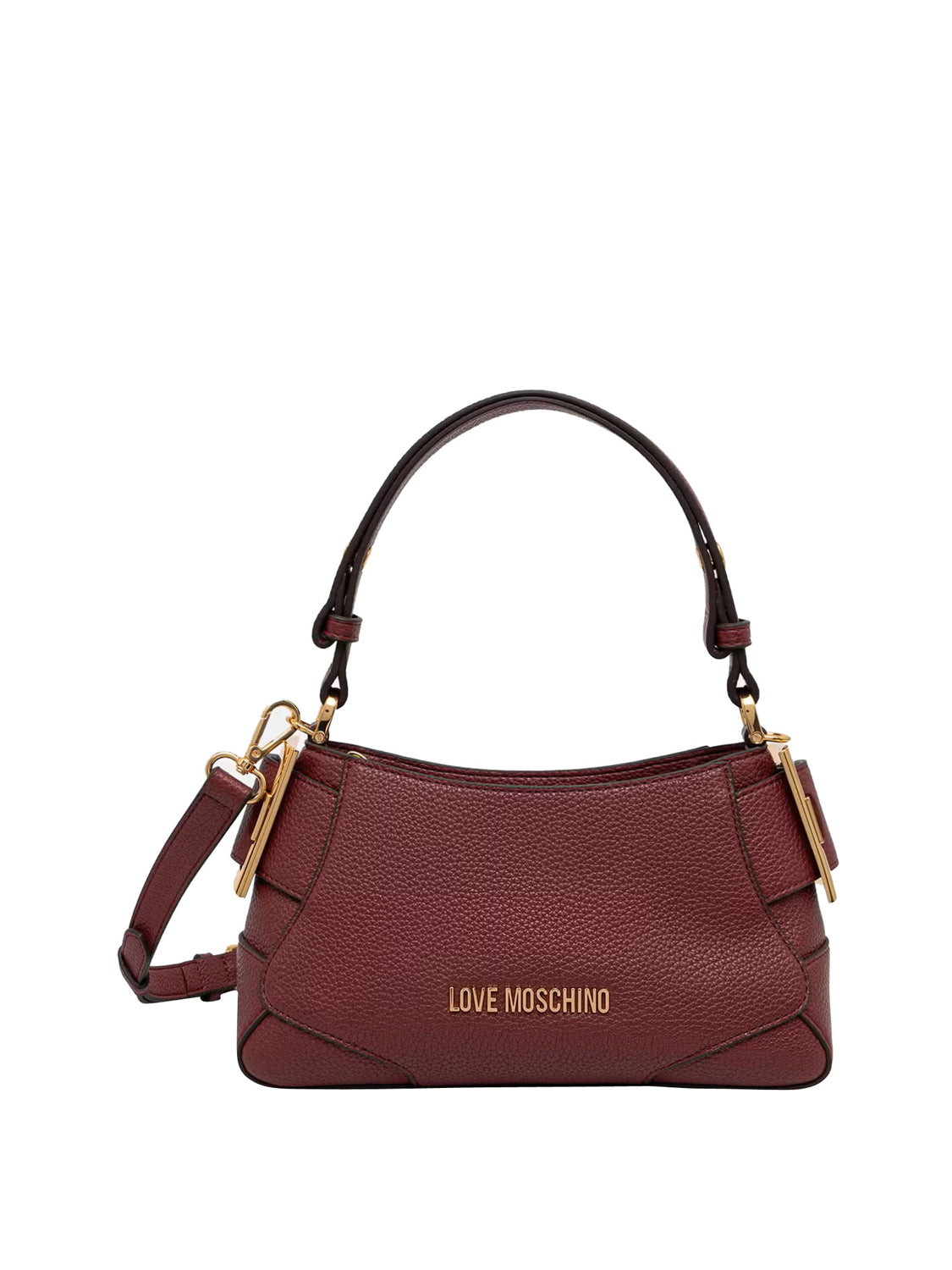 MOSCHINO PRECOLLECTION Borsa A Mano Moschino Logo Frontale Vino VINO