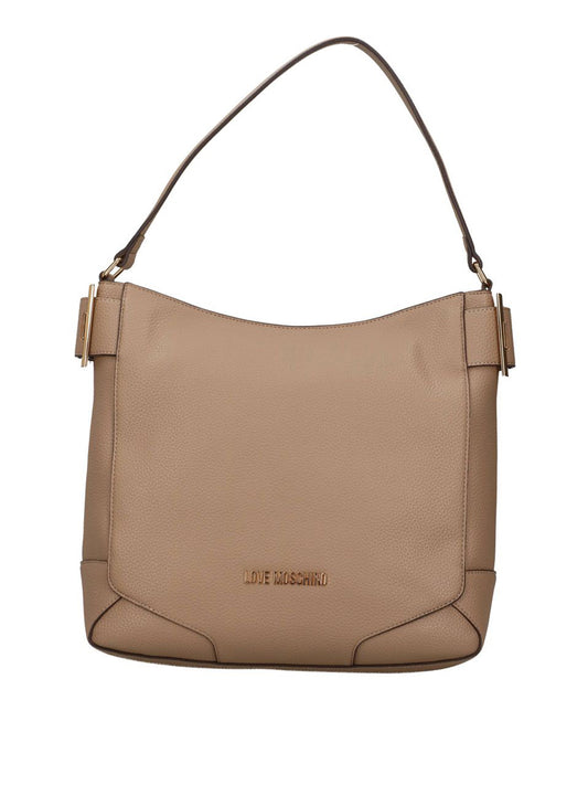MOSCHINO PRECOLLECTION Moschino Borsa A Mano Logo Frontale Sabbia Sabbia