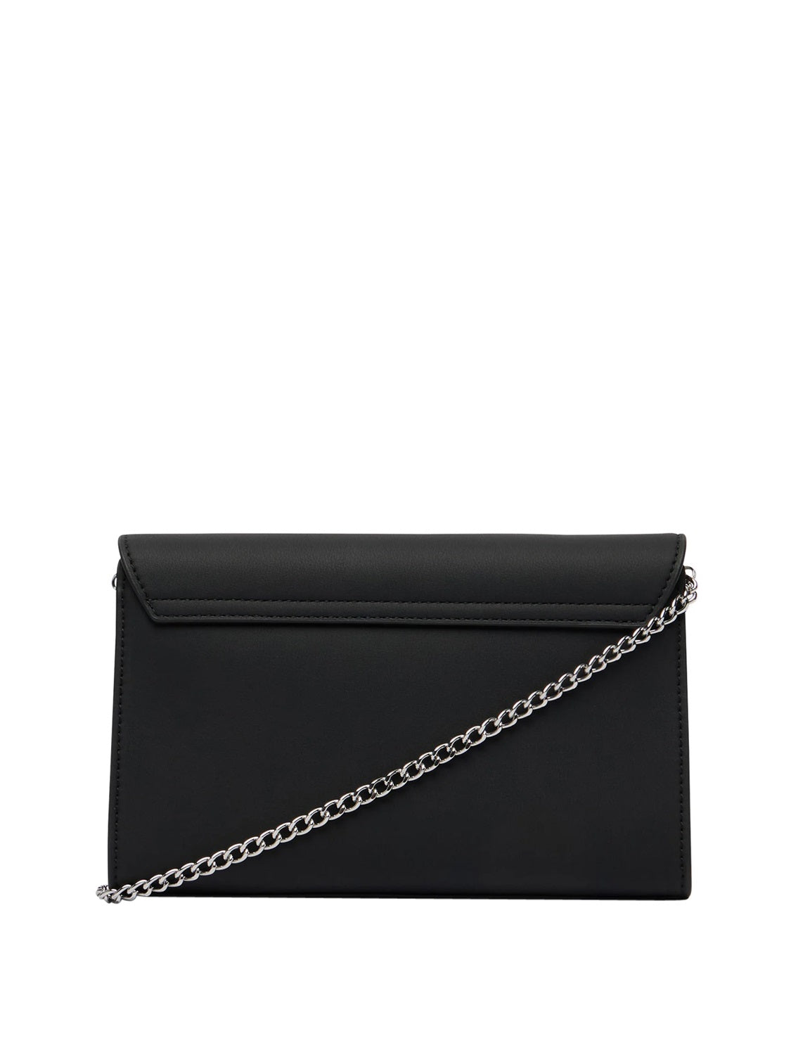 MOSCHINO PRECOLLECTION Moschino Borsa A Mano Logo Frontale Nero Nero/Nickel