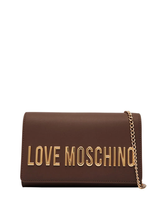 MOSCHINO PRECOLLECTION Moschino Borsa A Mano Logo Frontale Marrone Marrone