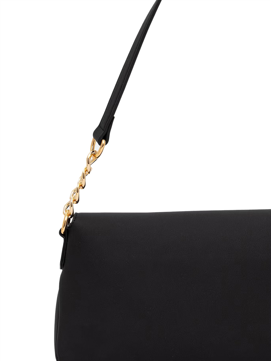 MOSCHINO PRECOLLECTION Moschino Borsa A Mano Logo Frontale Nero Nero/oro