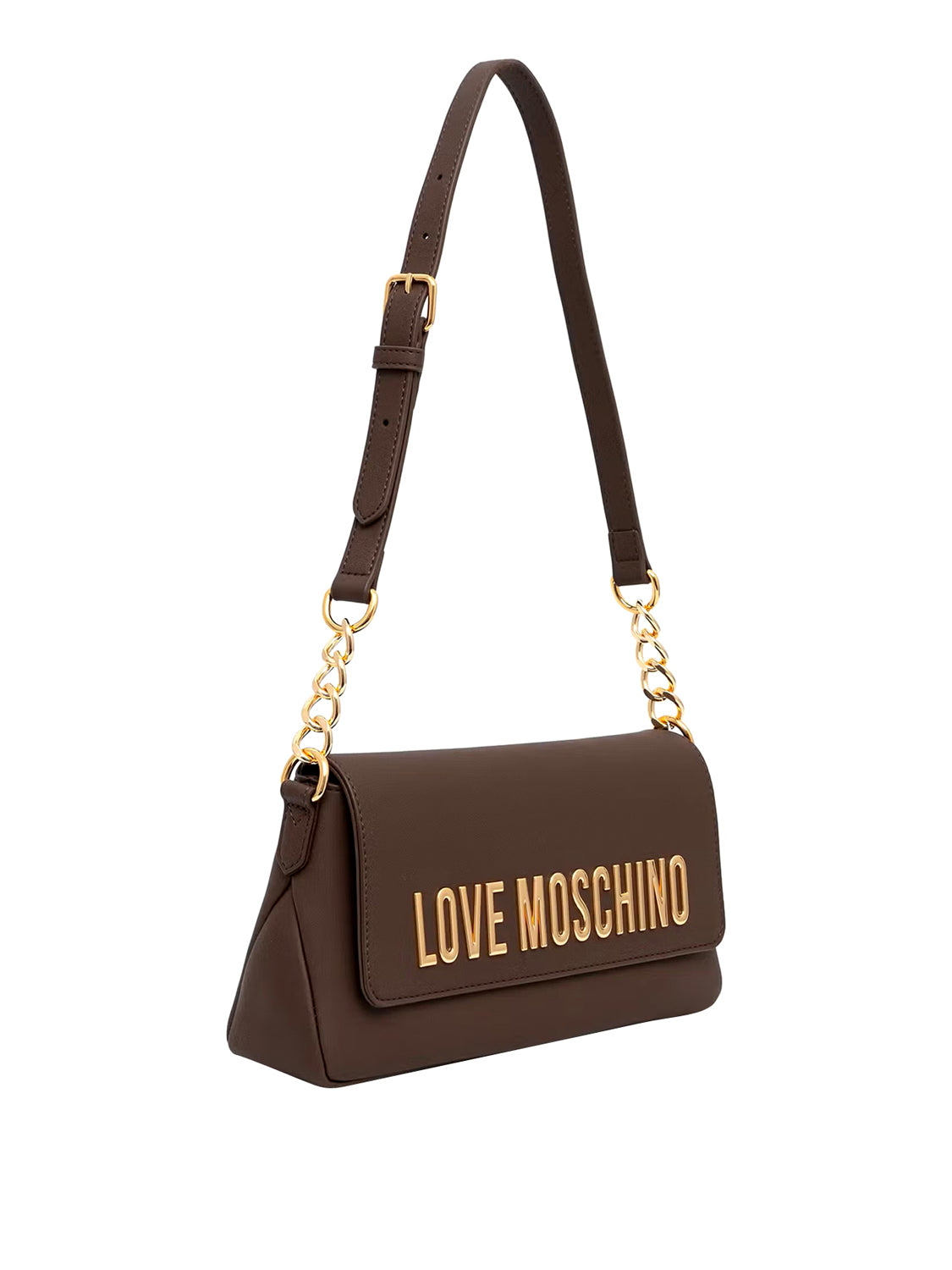 MOSCHINO PRECOLLECTION Moschino Borsa A Mano Logo Frontale Marrone Marrone