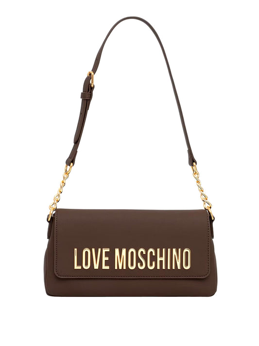 MOSCHINO PRECOLLECTION Moschino Borsa A Mano Logo Frontale Marrone Marrone