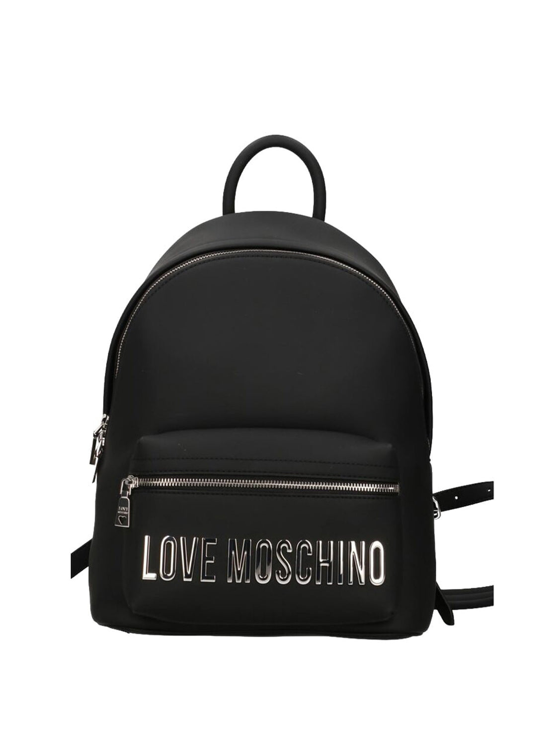 MOSCHINO PRECOLLECTION Zaino Pu Grs Moschino - Nero/Nikel Nero/Nickel