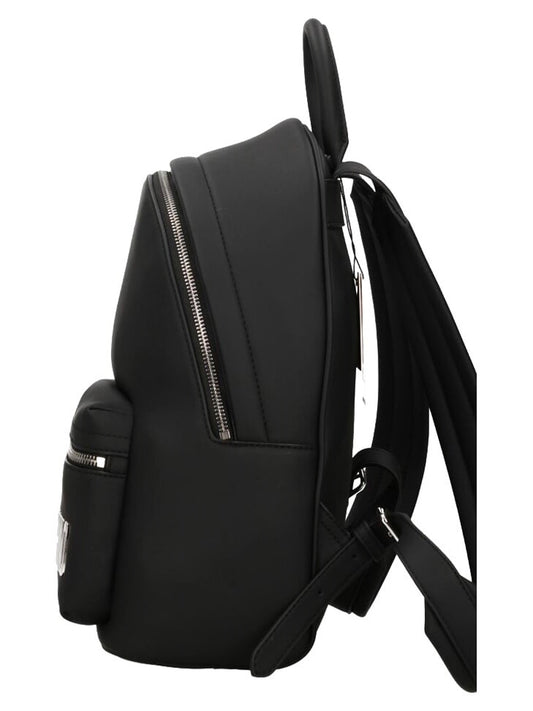 MOSCHINO PRECOLLECTION Zaino Pu Grs Moschino - Nero/Nikel Nero/Nickel
