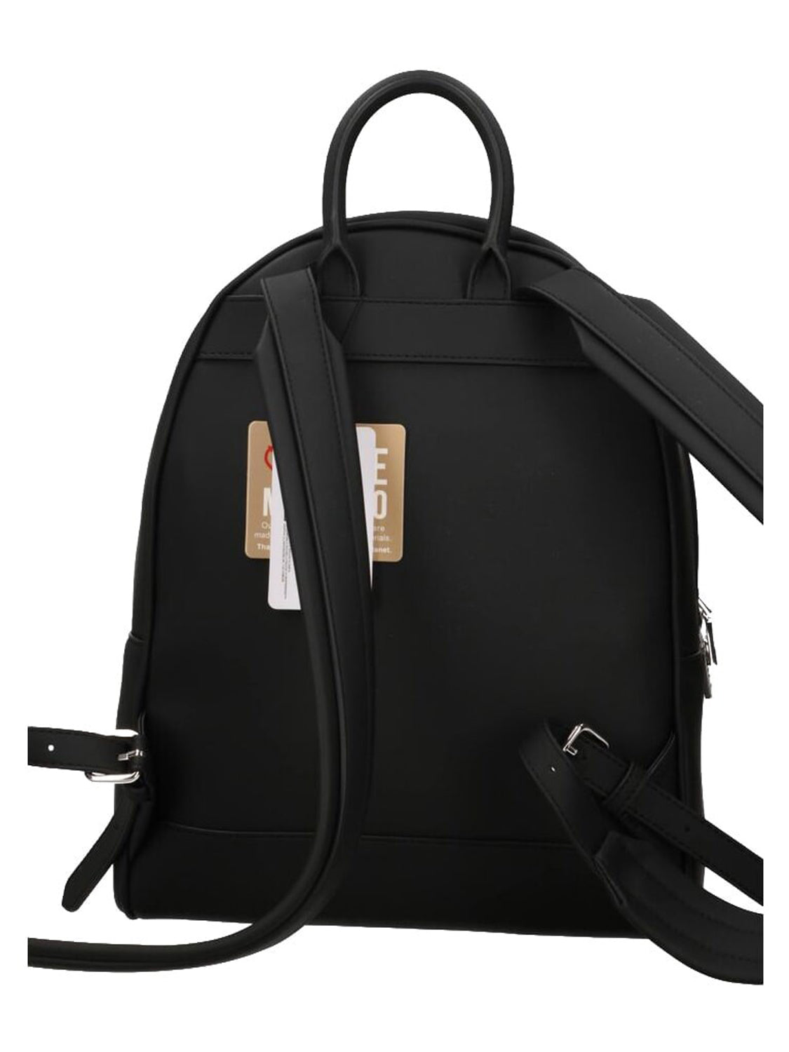 MOSCHINO PRECOLLECTION Zaino Pu Grs Moschino - Nero/Nikel Nero/Nickel