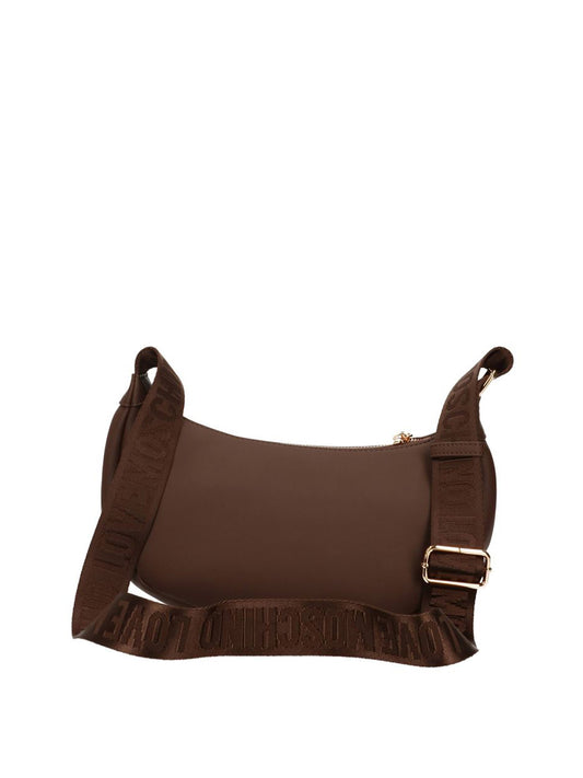 MOSCHINO PRECOLLECTION Moschino Borsa A Tracolla Logo Frontale Marrone Marrone
