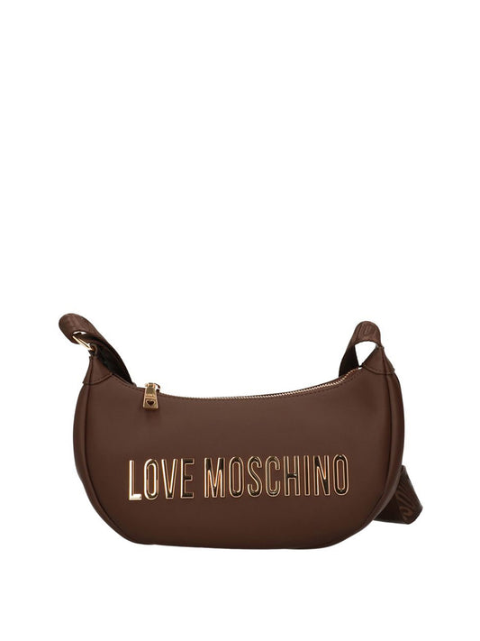 MOSCHINO PRECOLLECTION Moschino Borsa A Tracolla Logo Frontale Marrone Marrone