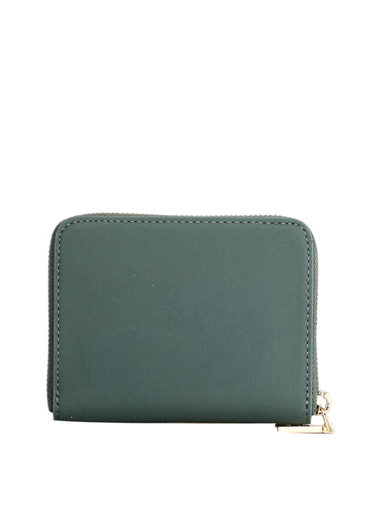 Moschino Portafoglio Moschino Logo Frontale Verde Verde