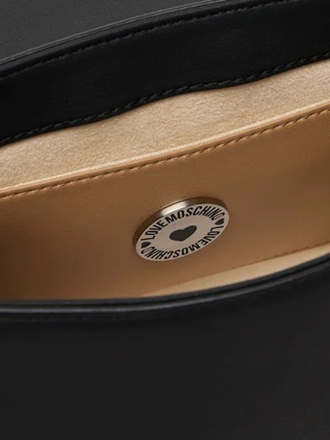 MOSCHINO STC Borsa JC4024 Pu Grs Moschino - Nero Nero/nikel