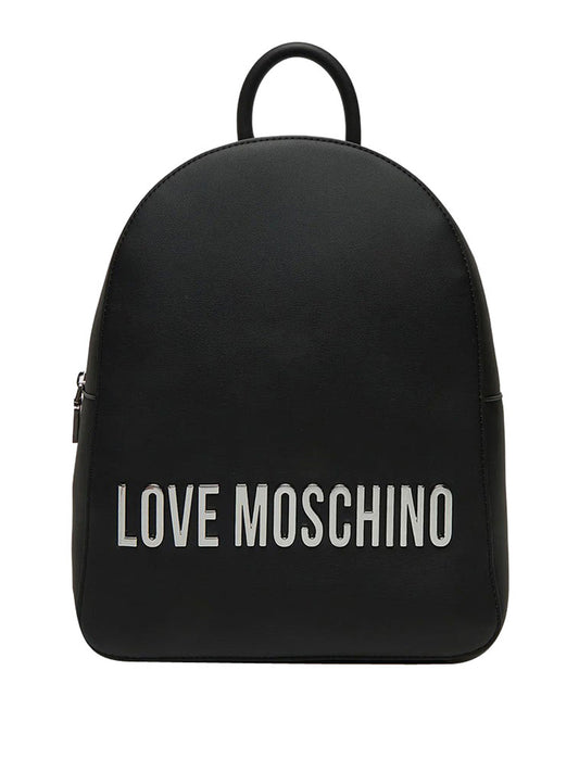 MOSCHINO STC Zaino JC4193 Pu Grs Moschino - Nero/Argento Nero/nikel