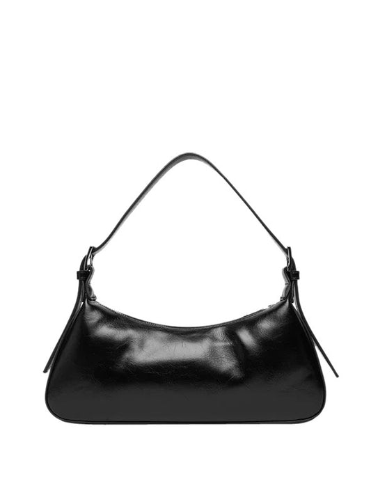 MOSCHINO STC Borsa Pu Baguette Moschino - Nero/Argento Nero/nikel