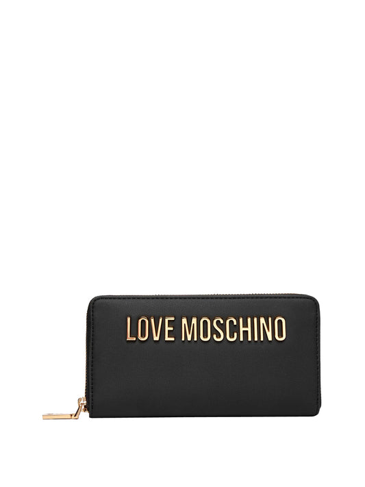 Moschino Portafoglio JC5611Grs Pu Moschino - Nero/Oro Nero