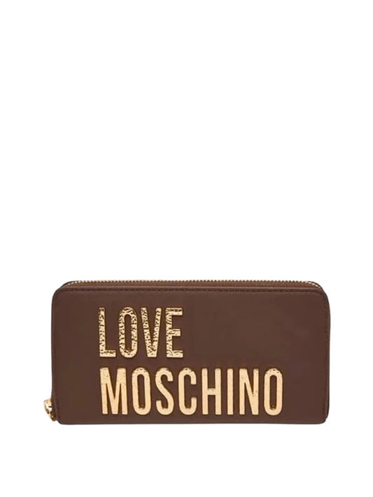MOSCHINO STC Portafoglio Pu Grs JC5692 Moschino - Cioccolato Cioccolato