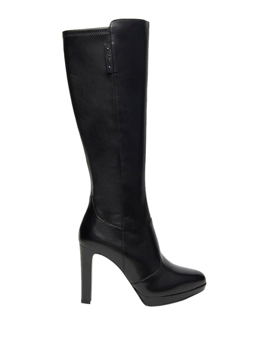 NERO GIARDINI Nero Giardini Stivali Donna in Pelle e Materiale Tecnico Nero Nero