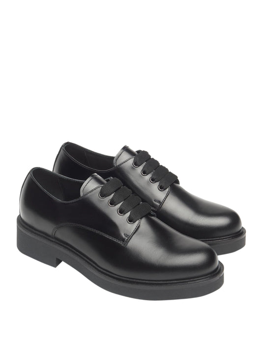 NERO GIARDINI Stringate Nero Giardini Donna in Pelle Nero Nero