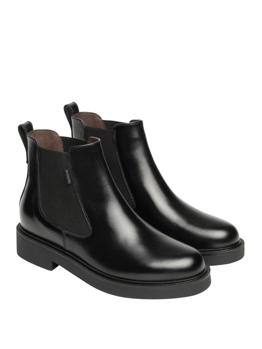 NERO GIARDINI Nero Giardini Stivaletti Chelsea Donna in Pelle Nero Nero