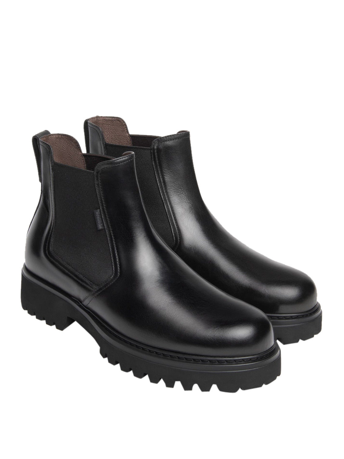 NERO GIARDINI Stivaletti Nero Giardini Chelsea Uomo in Pelle Nero Nero