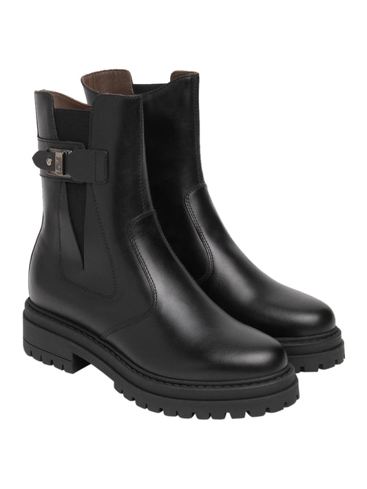 NERO GIARDINI Nero Giardini Stivaletti Chelsea Donna in Pelle Nero Nero