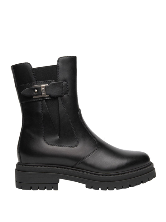NERO GIARDINI Nero Giardini Stivaletti Chelsea Donna in Pelle Nero Nero